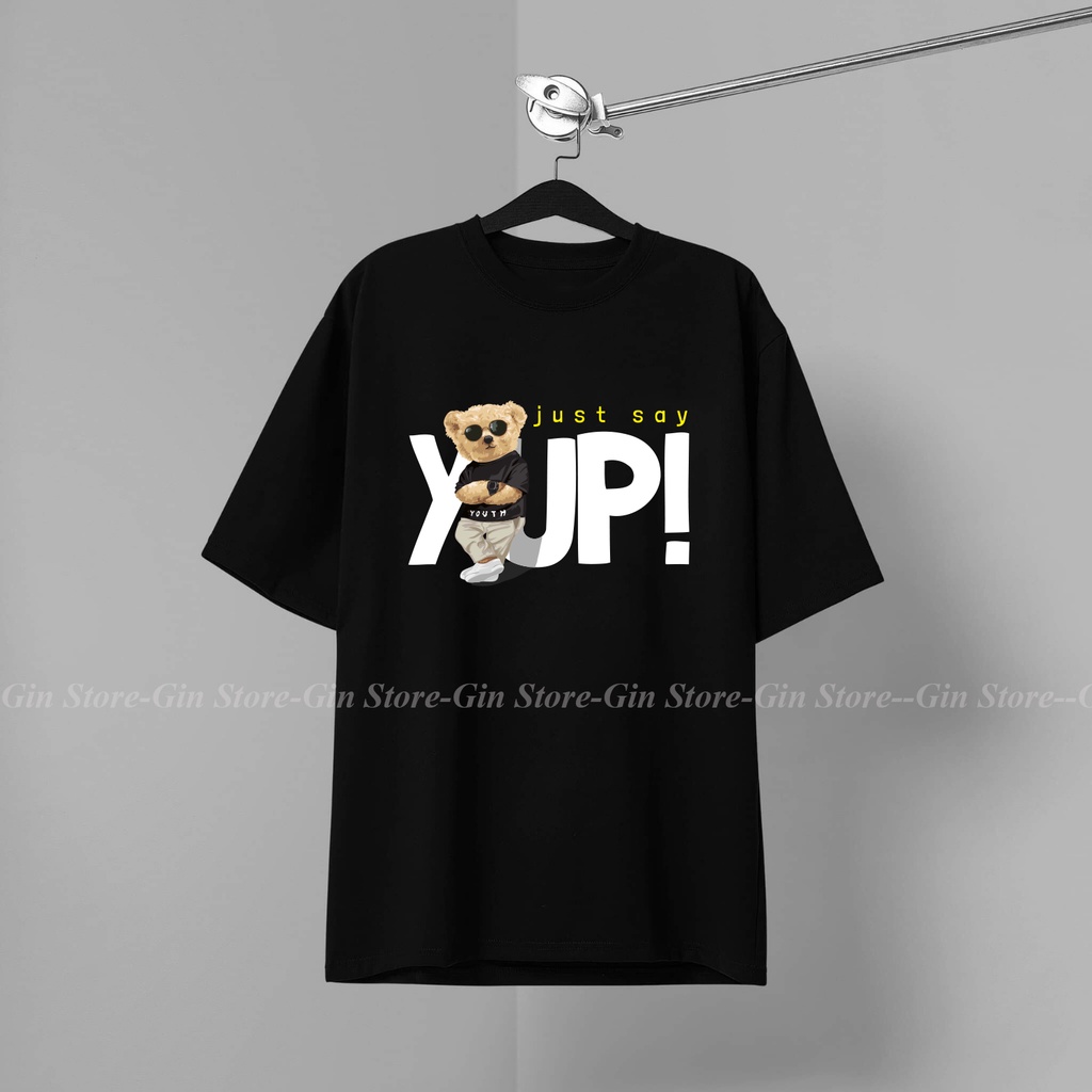 Áo thun hình Gấu 1 HOTTREND BEST SELLER Cotton Co giãn 4 chiều