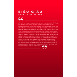 Sách - Siêu Giàu (Crazy Rich Asians 1)