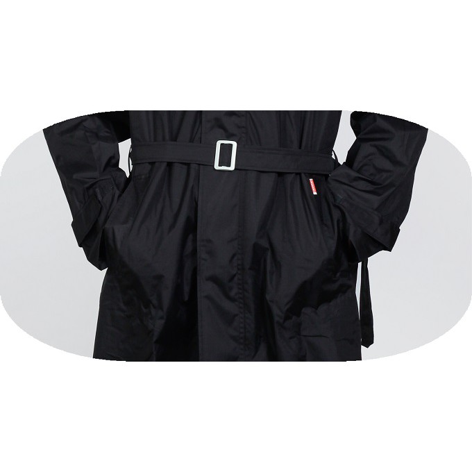 Áo mưa Sơn Thủy loại 1 Quần áo đi mưa măng tô đen cho bạn nam phong cách trẻ trung