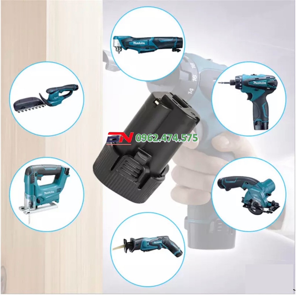 Pin Makita BL1030 10.8V- 12V Li-ion nhận sạc zin. BN.