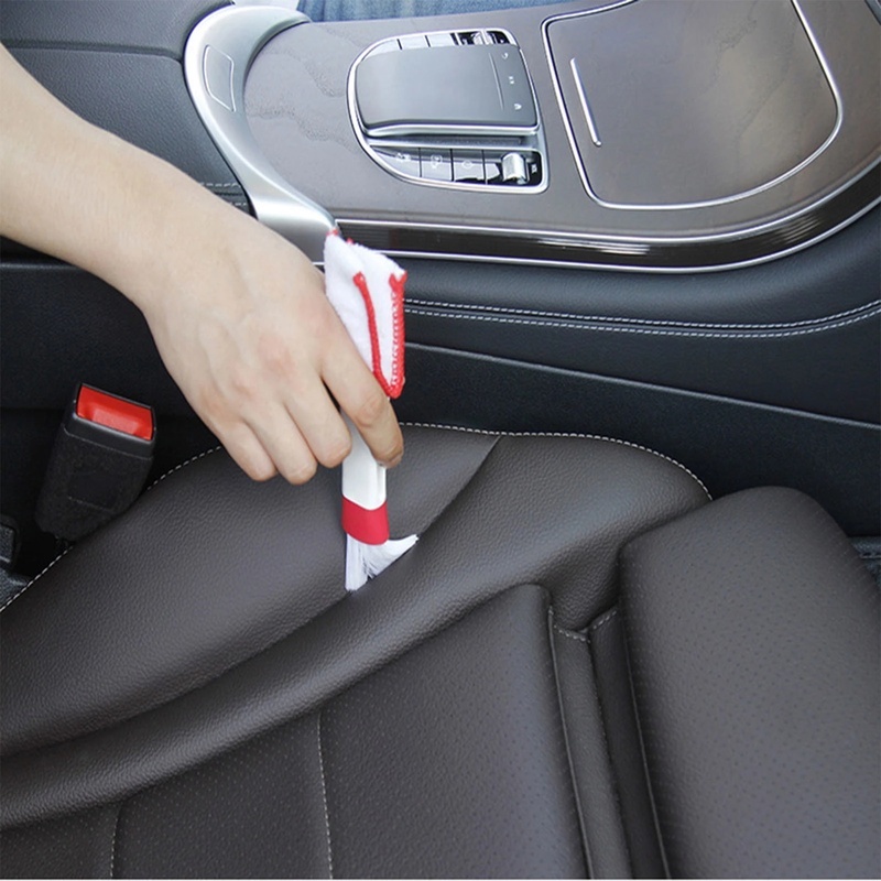 Dụng cụ vệ sinh lỗ thông gió xe hơi hai đầu bằng sợi micro chất lượng cao