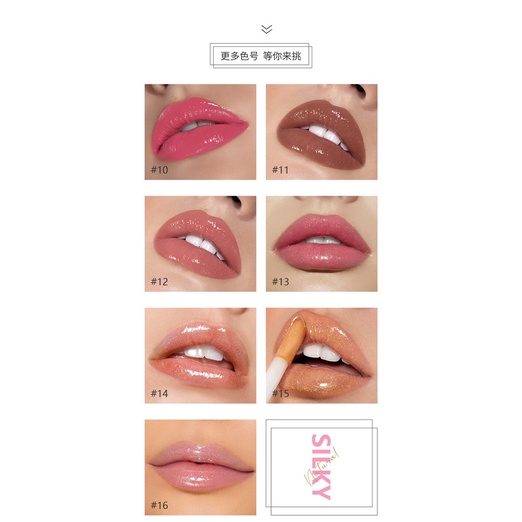 Son Bóng Nhũ Siêu Tây Có Màu Tự Nhiên Hack Môi Căng Mọng Nude 🌟 Long Lasting Lip Gloss 🌟