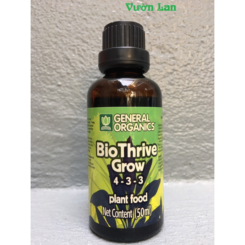 Phân bón siêu tăng trưởng - bio thrive 4-3-3 50ml