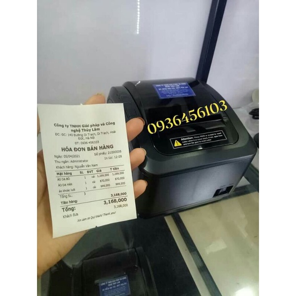 Giấy in hóa đơn nhiệt K80*45mm, Giấy in bill k80 dùng cho máy in hóa đơn nhiệt khổ K80