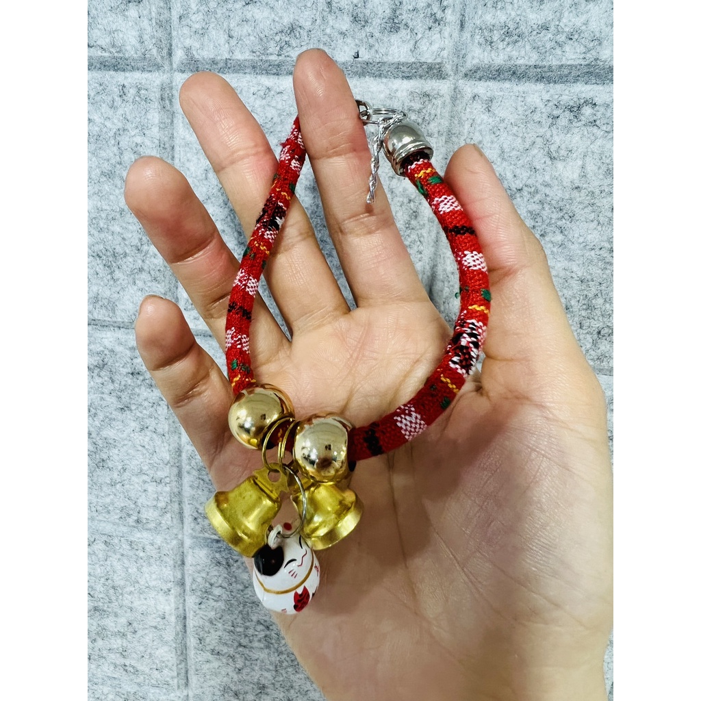 COMBO Chuông + Vòng Cổ Thổ Cẩm