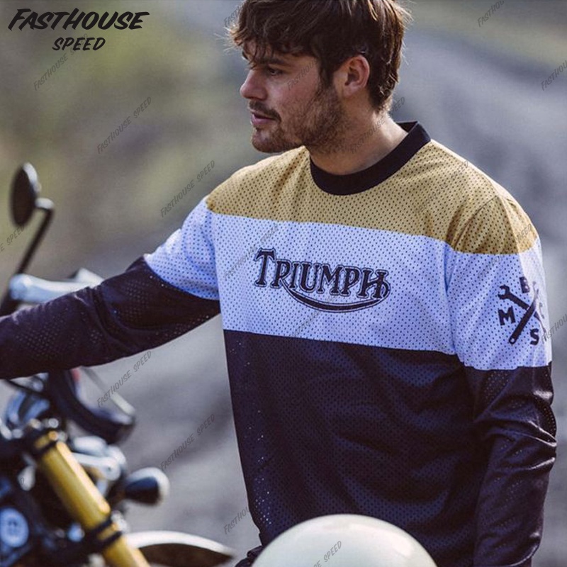 Triumph motorcycle BOBBER T100 T120 riding clothes mountain off-road sunscreen breathable long-sleeved quick-drying clothes