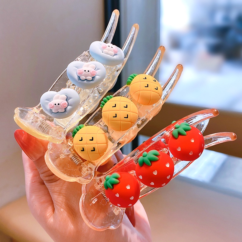 Kẹp Tóc Họa Tiết Trái Cây Thời Trang Hàn Quốc