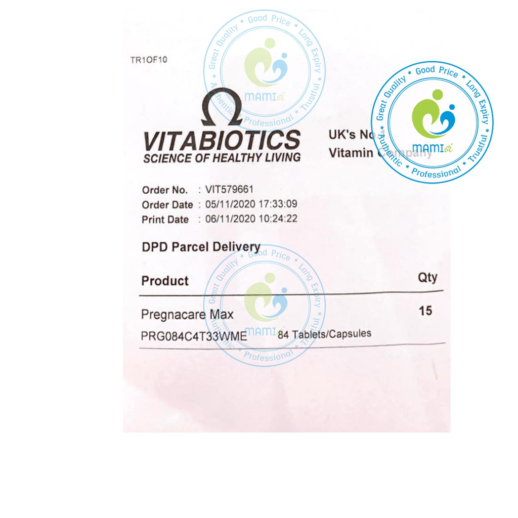 Vitamin tổng hợp cho bà bầu Pregnacare Max, Anh (84 viên) bổ sung Vitamin C, D3, DHA, Axit Folic cho bà bầu, mẹ sau sinh