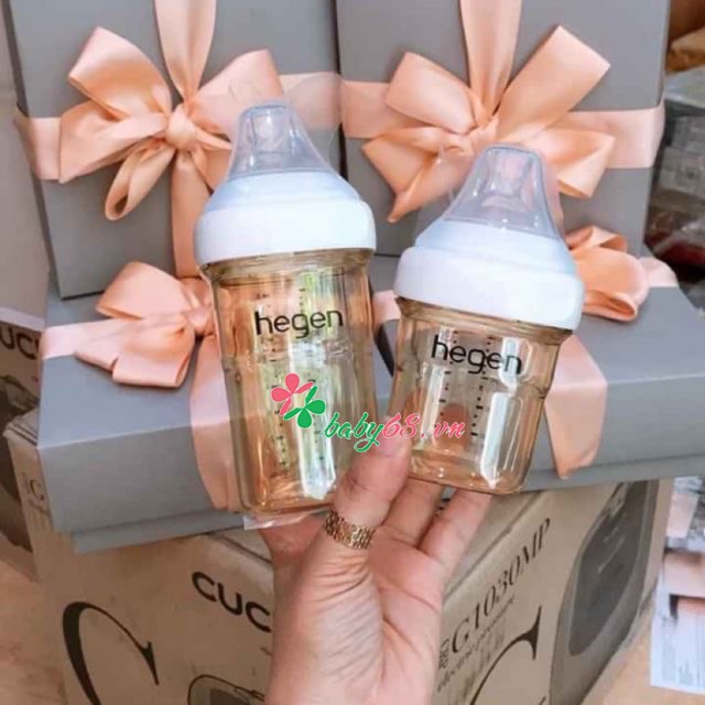 Bình sữa trẻ sơ sinh Hegen cao cấp Hàn Quốc 60ml / 150ml / 240ml / 330ml