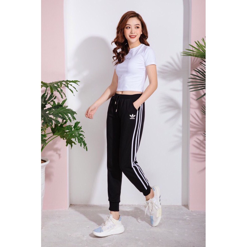HÀNG MỚI__Quần jogger 3 sọc bo gấu mã mới 2020 hàng Quảng Châu | BigBuy360 - bigbuy360.vn