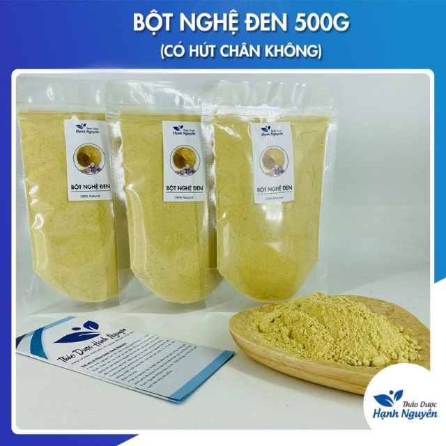 Bột Nghệ Đen Nguyên Chất 500g (Có hút chân không)