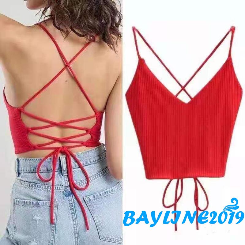 Áo Nữ Không Tay Cổ Chữ V Thời Trang Quyến Rũ