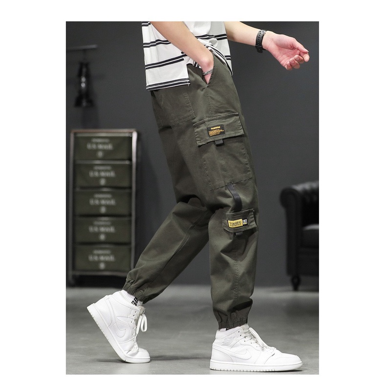 Quần Jogger Nam SuzaSport Kiểu Dáng Slim Fit Ôm Chân, Chất Vải Kaki Bền, Ít Nhăn Không Bông Xù, 2 Túi Hộp Khỏe