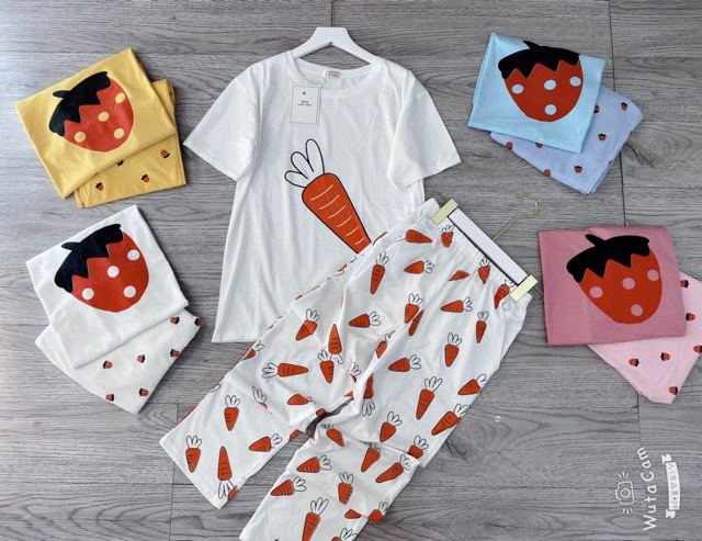 SET BỘ COTTON QUẦN DÀI ÁO CỘC CỰC HOTTTTT