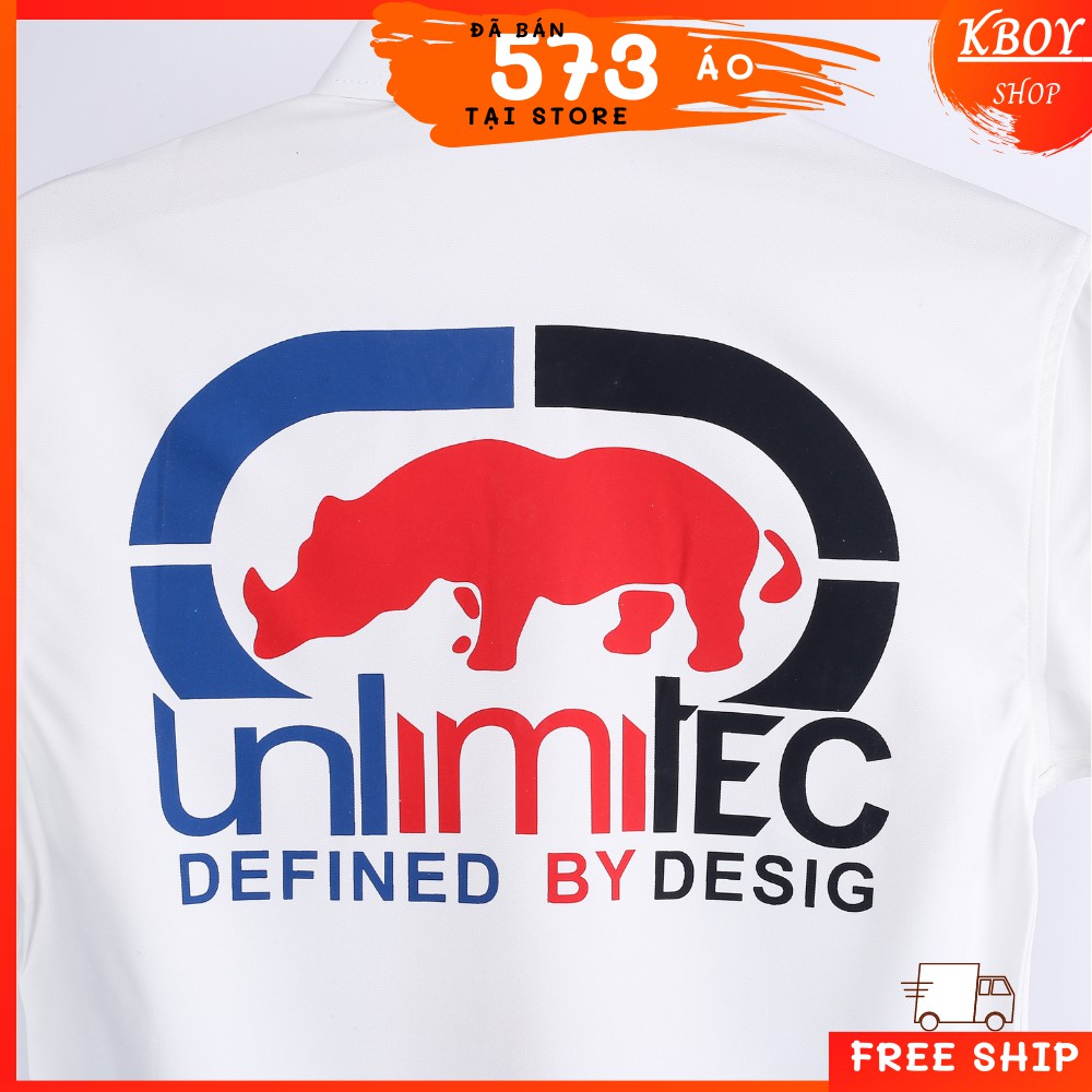 Áo sơ mi tay dài họa tiết tê giác hàng quảng châu cao cấp 2 màu TRẮNG/ĐEN thích hợp mặc dạo phố, du lịch - 2922 | BigBuy360 - bigbuy360.vn