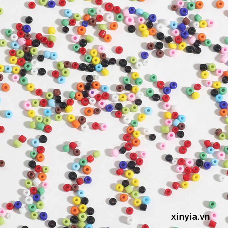 Hạt Cườm Màu Trơn Dùng Để Làm Đồ Trang Sức DIY