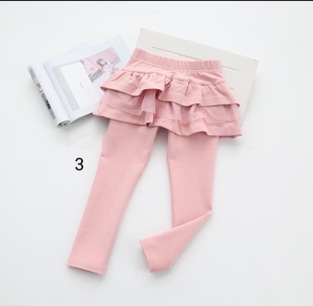 Chân váy nỉ  liền legging