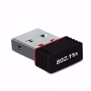 Usb thu sóng wifi nano 802 cho laptop, máy tính 802nano 300Mbps USB tự nhận drivers không cần cài đặt