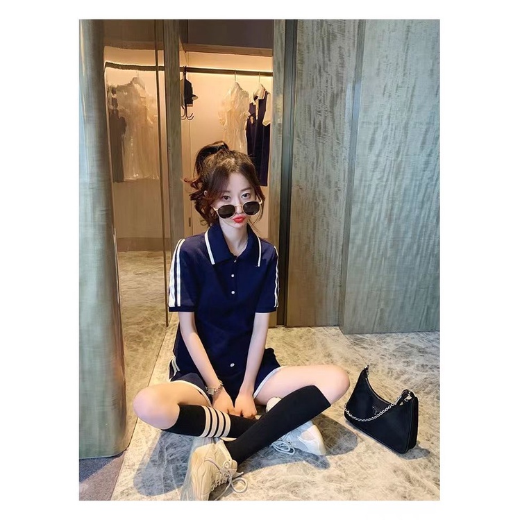 Bộ Đồ Thể Thao Ngắn Thời Trang Hàn Quốc Xinh Xắn