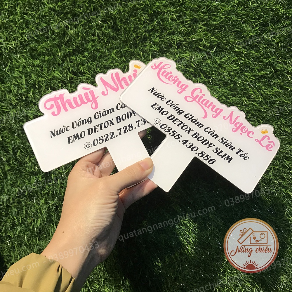 Hastag cầm tay , check in sự kiện, khai trương, đạo cụ chụp ảnh sản phẩm bán hàng online, chất liệu mica