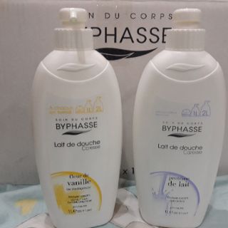 Sữa tắm BYPHASSE bổ sung protein & sữa