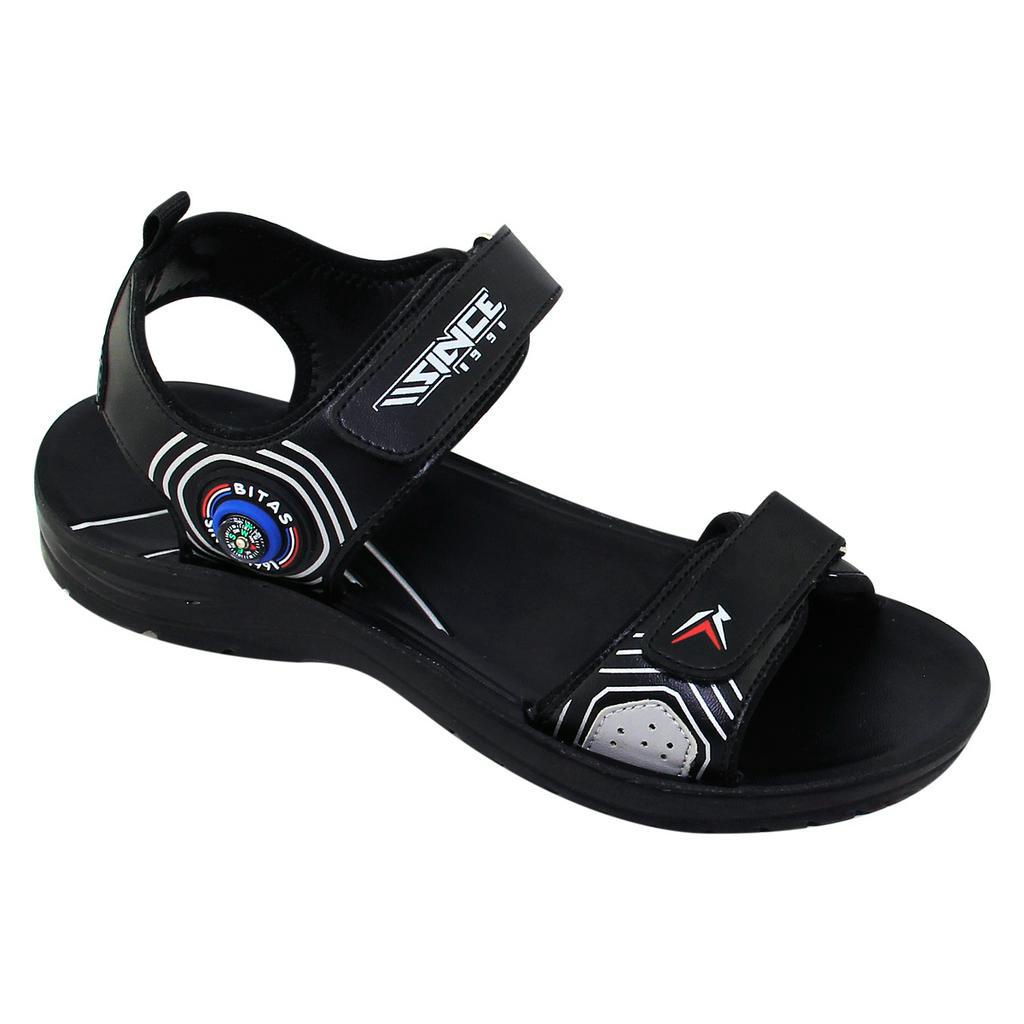 GIÀY SANDAL QUAI HẬU HỌC SINH BÉ TRAI BITA'S LA BÀN SEN.68 (ĐEN + XÁM + XANH DƯƠNG) - BITAS