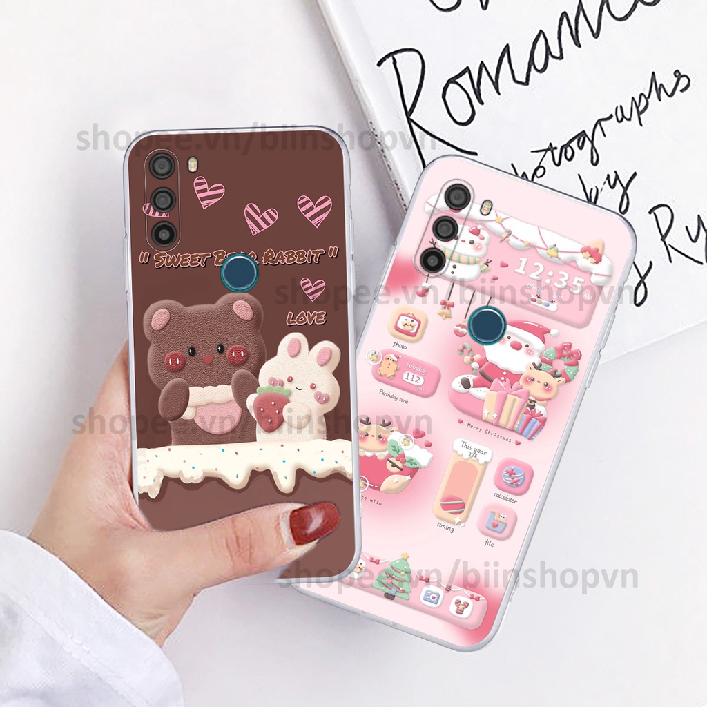 Ốp Vsmart Active 3 in hình gấu chocolate kẹo ngọt siêu đẹp siêu xinh