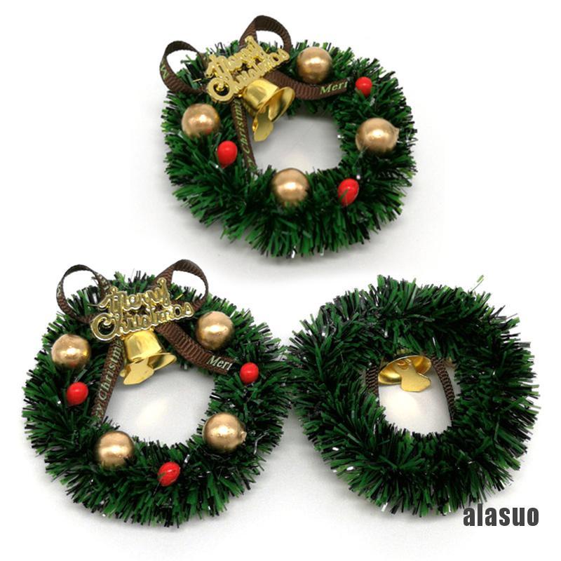 Vòng Hoa mini 1 6cm Trang Trí Giáng Sinh