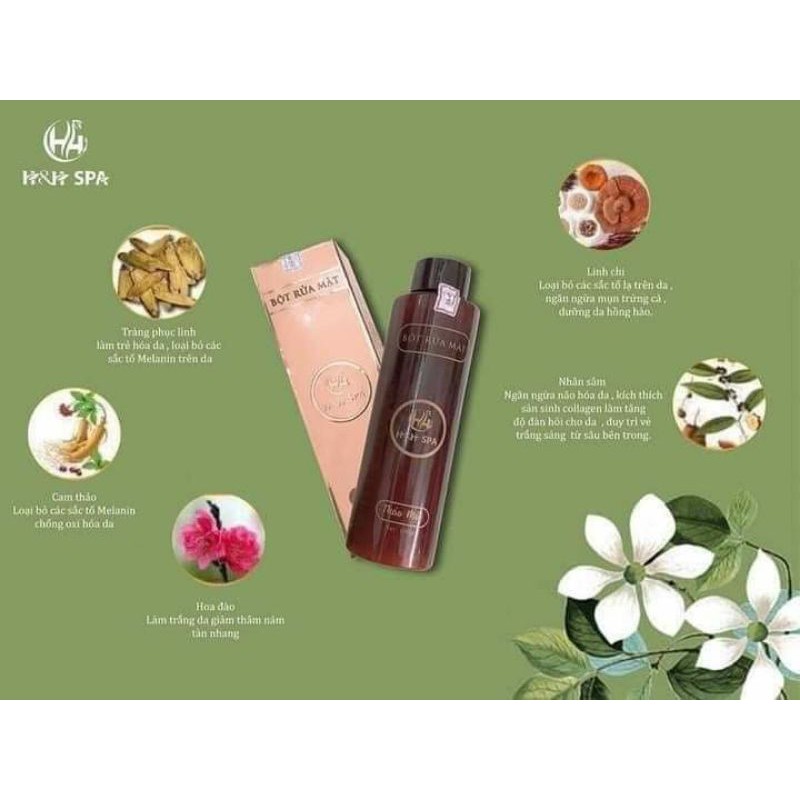 Bột rửa mặt thảo mộc H&h Spa