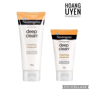 Sữa rửa mặt Neutrogena Deep Clean Foaming Cleanser