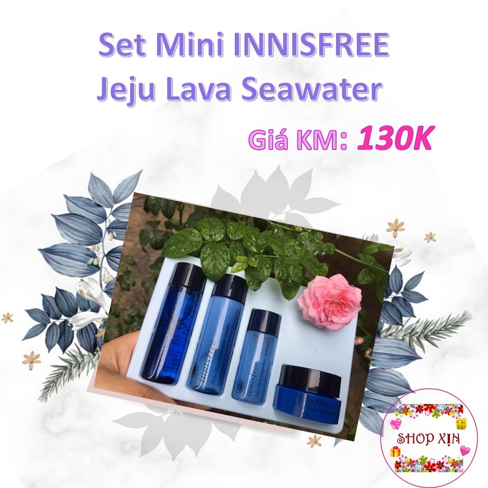 BỘ DƯỠNG DA MINI NƯỚC BIỂN SÂU Innisfree Jeju Lava Sewater Special KiT