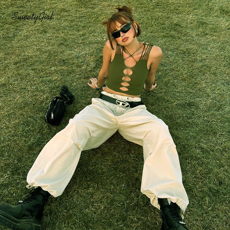 Áo Tank Top Hai Dây Màu Trơn 2022 Thời Trang Gợi Cảm Cho Nữ