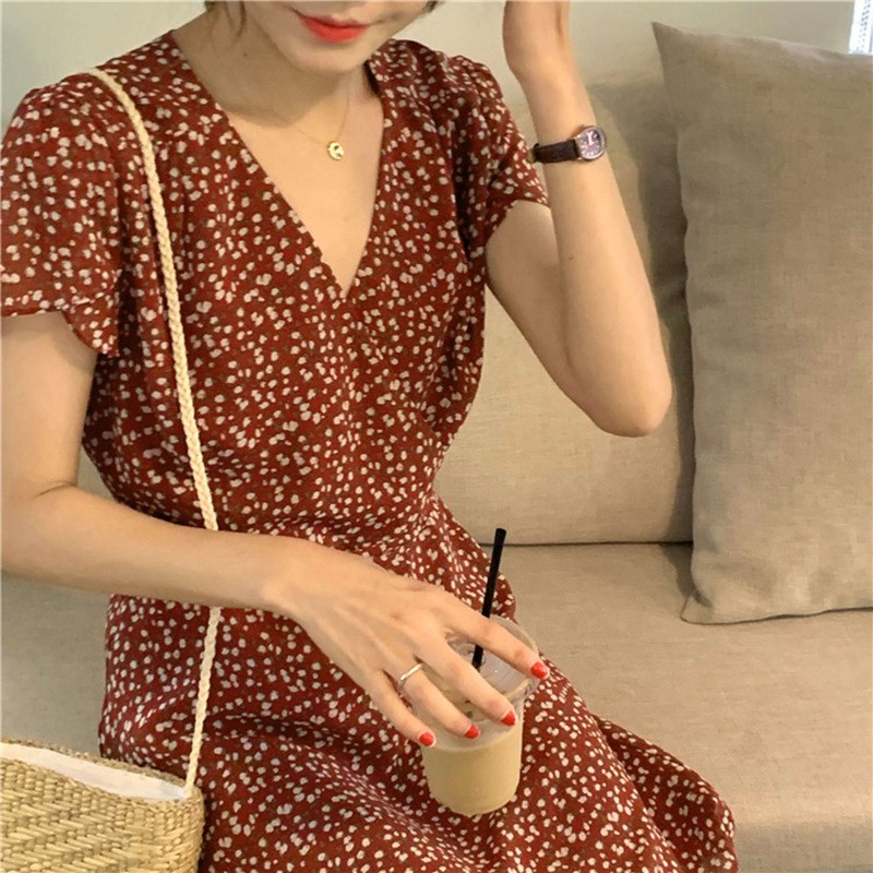 VÁY HOA NHÍ VINTAGE SIÊU XINH