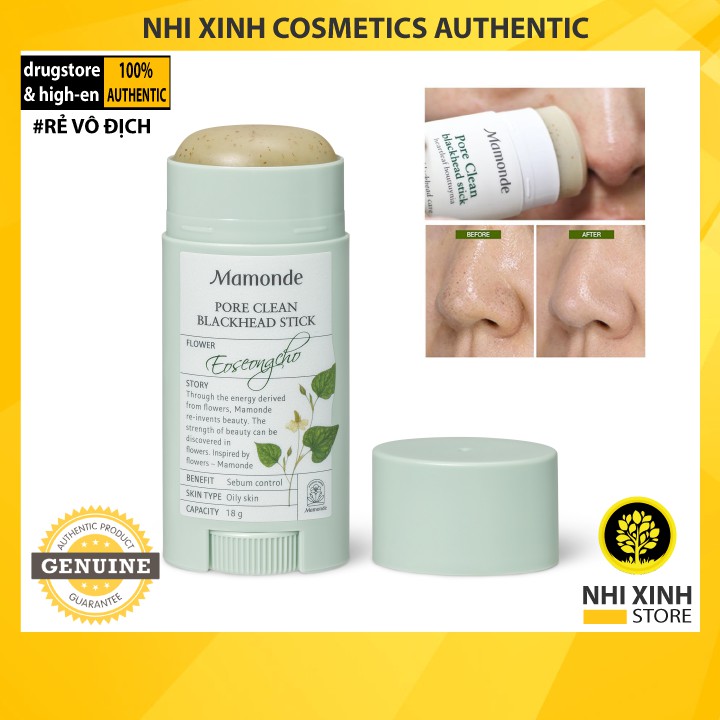 Thanh Lăn Mụn Đầu Đen Mamonde Pore Clean Blackhead Stick