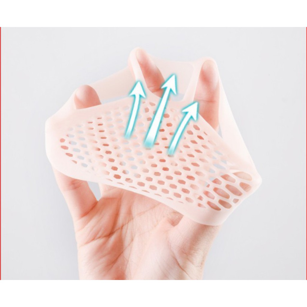 1 cặp Lót Chân Silicon Bảo Vệ Mũi Chân, Lót Bàn Chân Chống Sốc chống chai - Siêu Co Giãn Mềm Êm