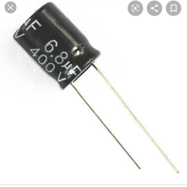 🥰 10 con tụ hoá 6,8uF-400V