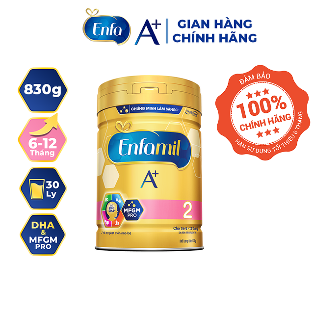 Sữa bột Enfamil A + 2 830g