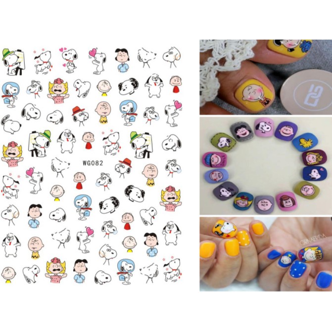 sticker dán móng chủ đề hoạt hình 2