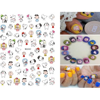 Sticker dán móng chủ đề hoạt hình 2