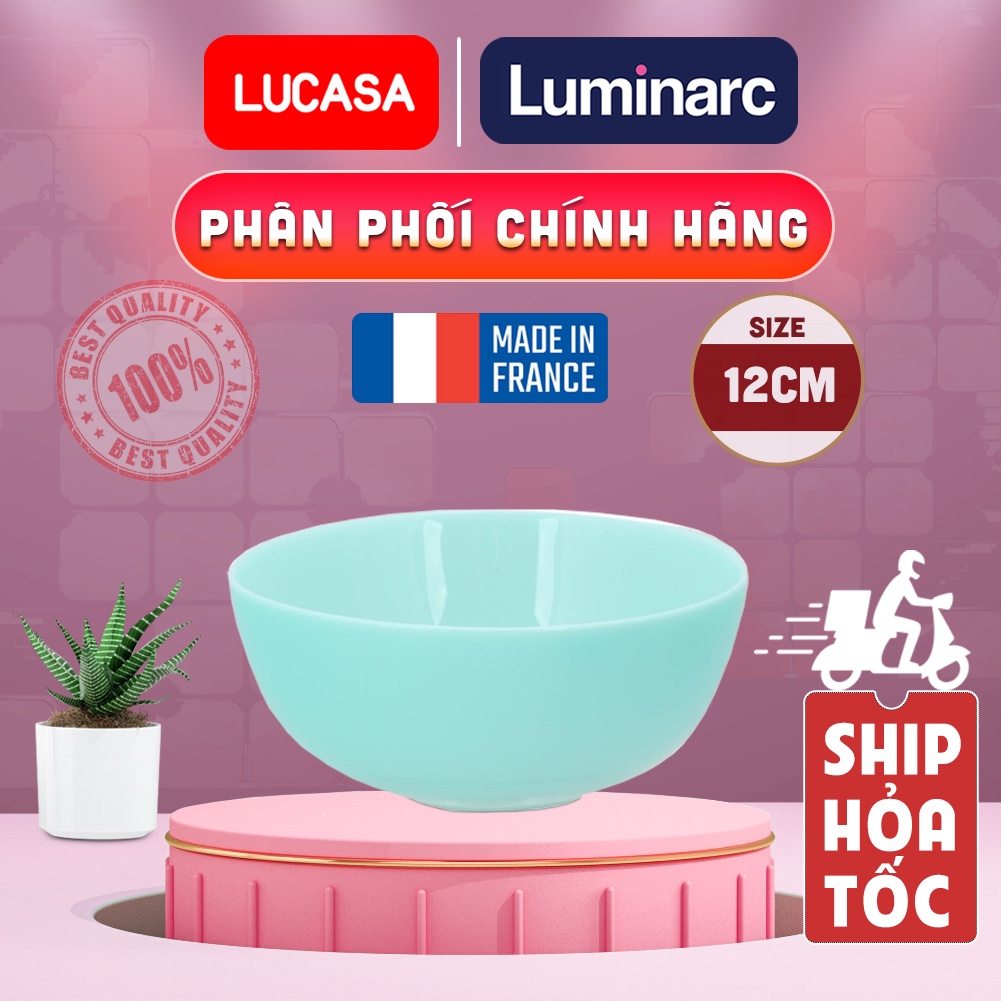 Bộ 6 Chén Thủy Tinh Luminarc Diwali Light Turquoise 12cm - LUDIP9201 | Phân Phối Chính Hãng