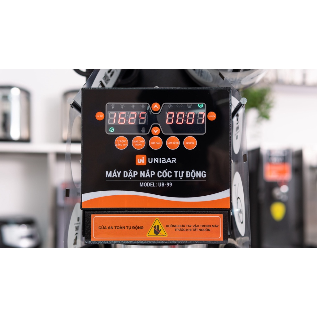 MÁY DẬP NẮP CỐC TỰ ĐỘNG UNIBAR UB-99