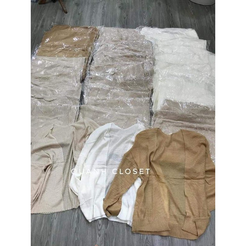 Áo khoác len cadigan (Có ảnh thật) | BigBuy360 - bigbuy360.vn
