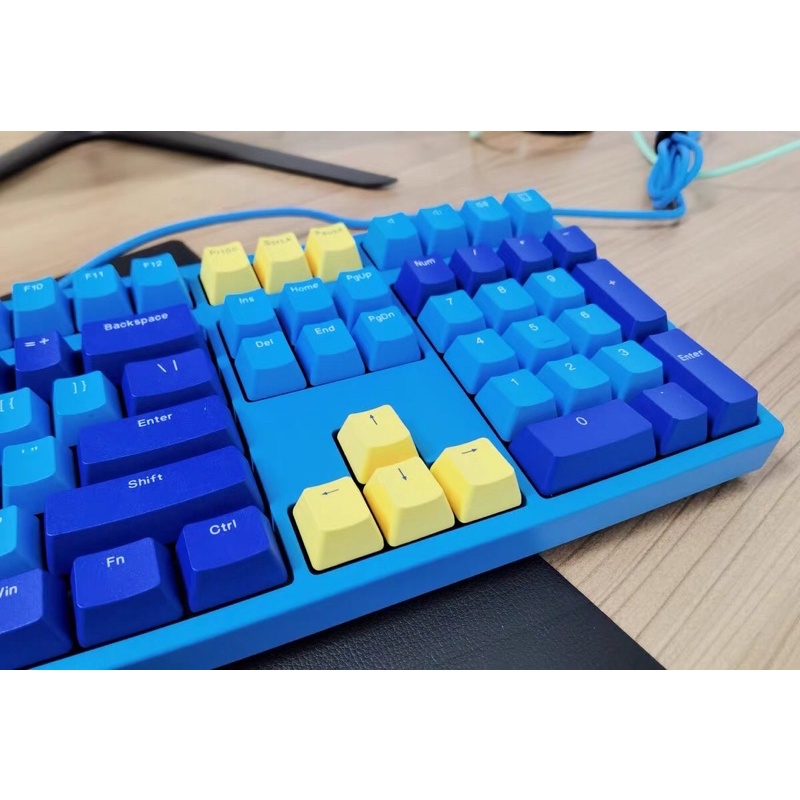 Bàn phím cơ không dây IKBC cherry MX C210 xanh nước biển độc lạ của Đức chính hãng