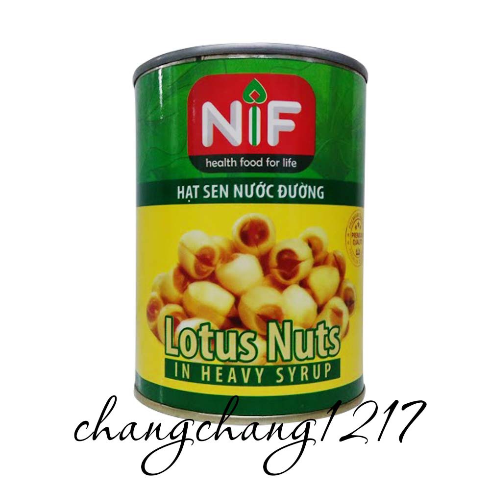 Hạt Sen Nước Đường NIF Đóng Lon 560gr