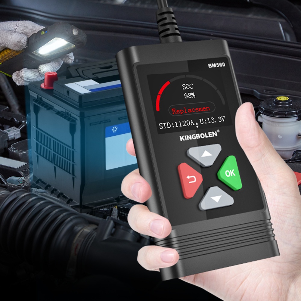 Máy Kiểm Tra Pin 6V 12V BM560 Chuyên Dụng Cho Xe Hơi