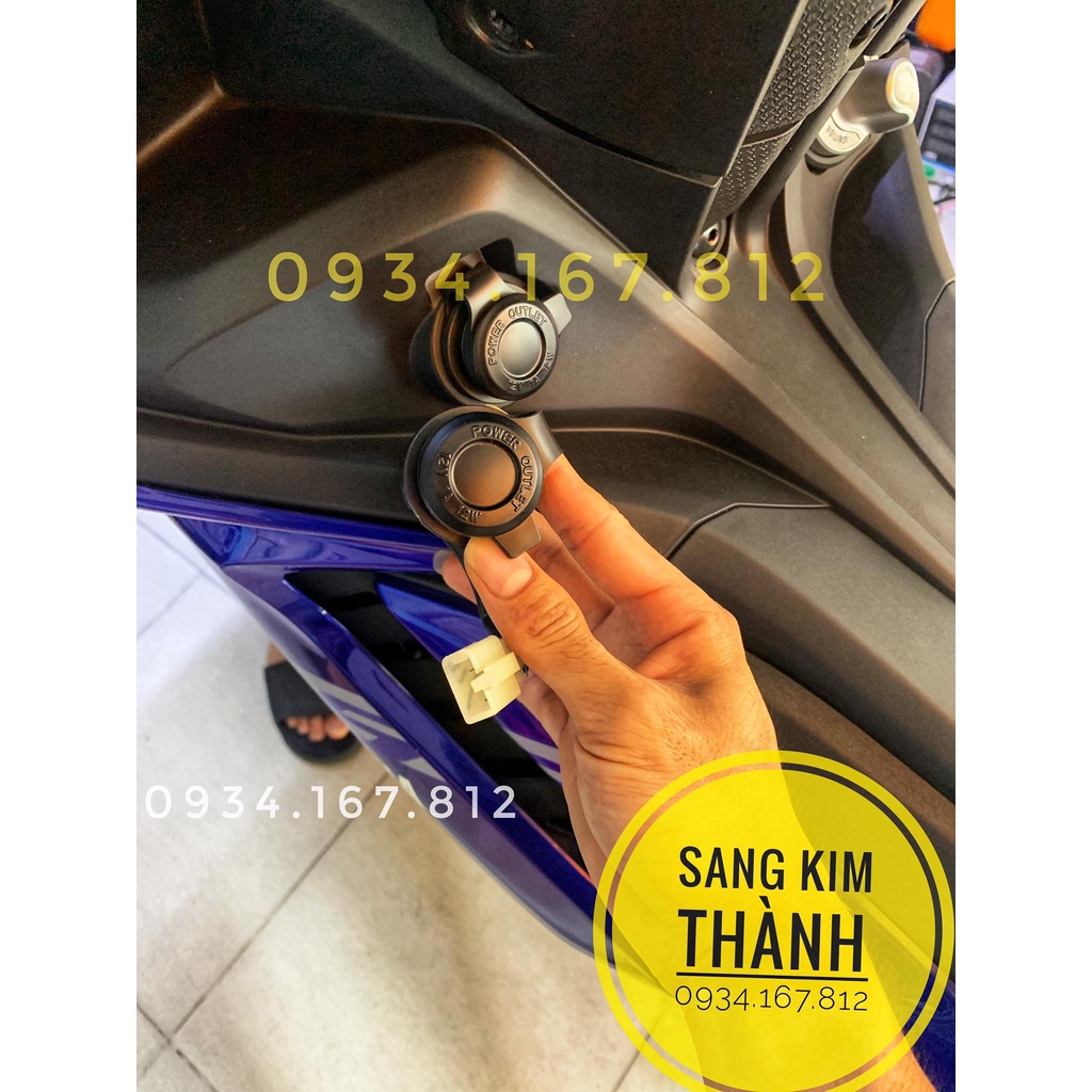 Ổ Cắm Sạc Điện Thoại YAMAHA. Mode Cho Ex 135/150, Sirius, Grande...