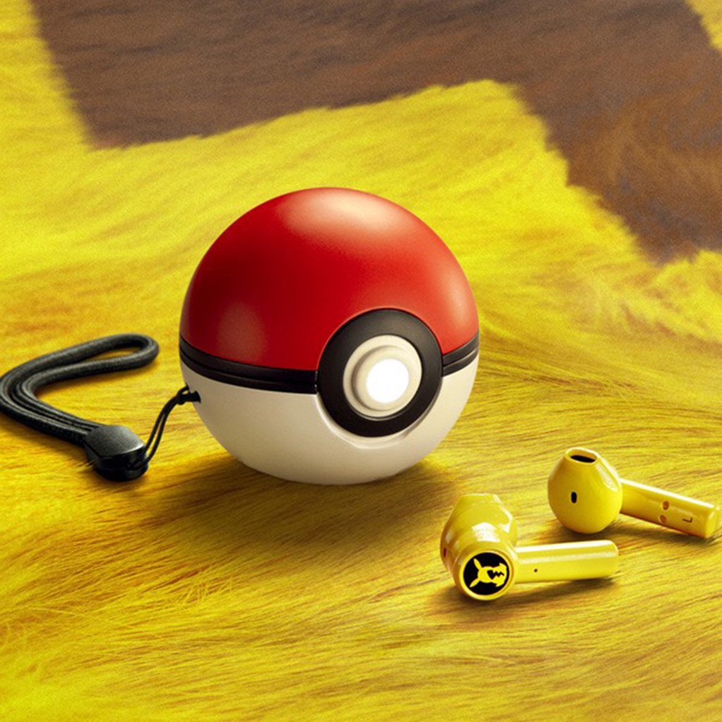 1 Bộ Tai Nghe Nhét Tai Không Dây Bluetooth Abs Hình Pikachu Cho Văn Phòng