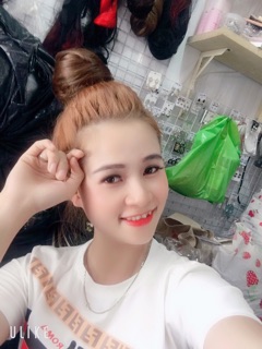 Compo tóc búi phồng kèm sét độn phồng mái