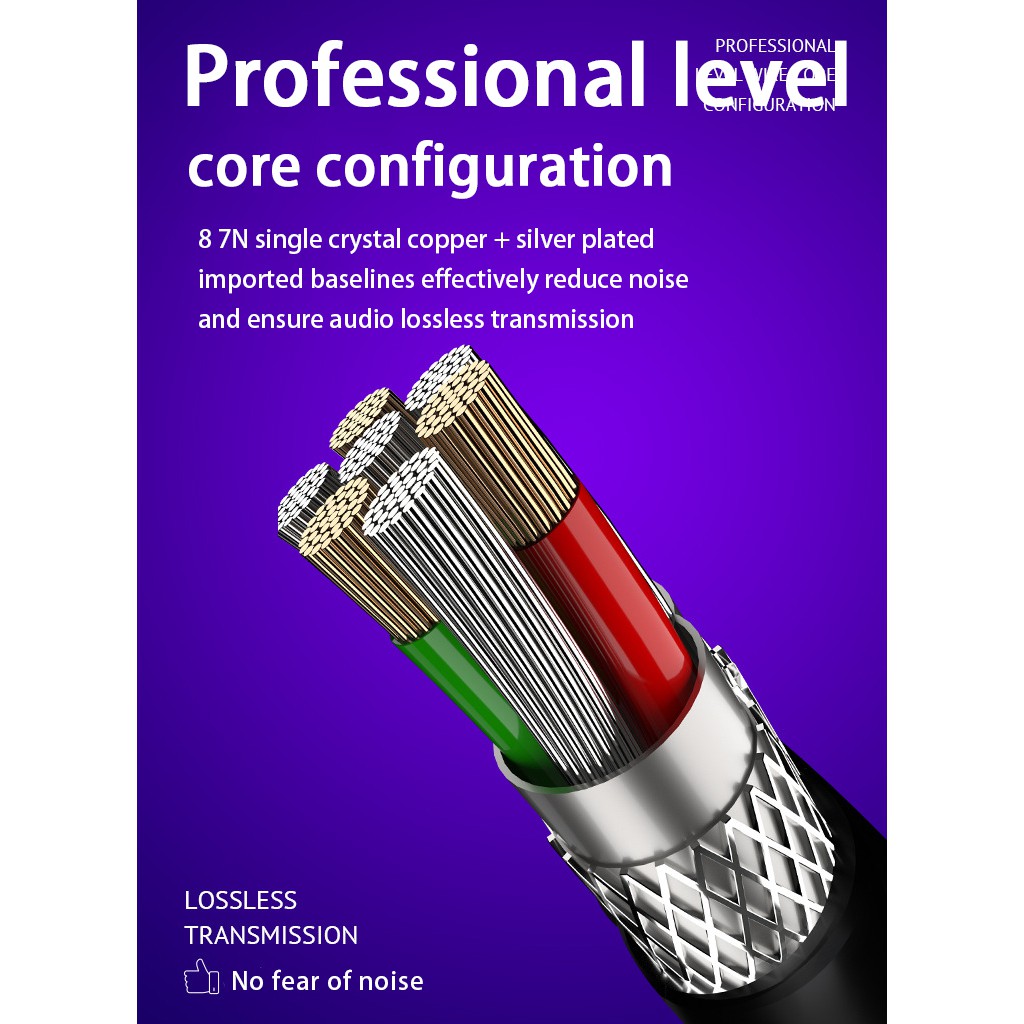 Tai Nghe Nhét Tai Jack 3.5mm Âm Thanh HIFI Có Micro Chống Ồn Tiện Dụng