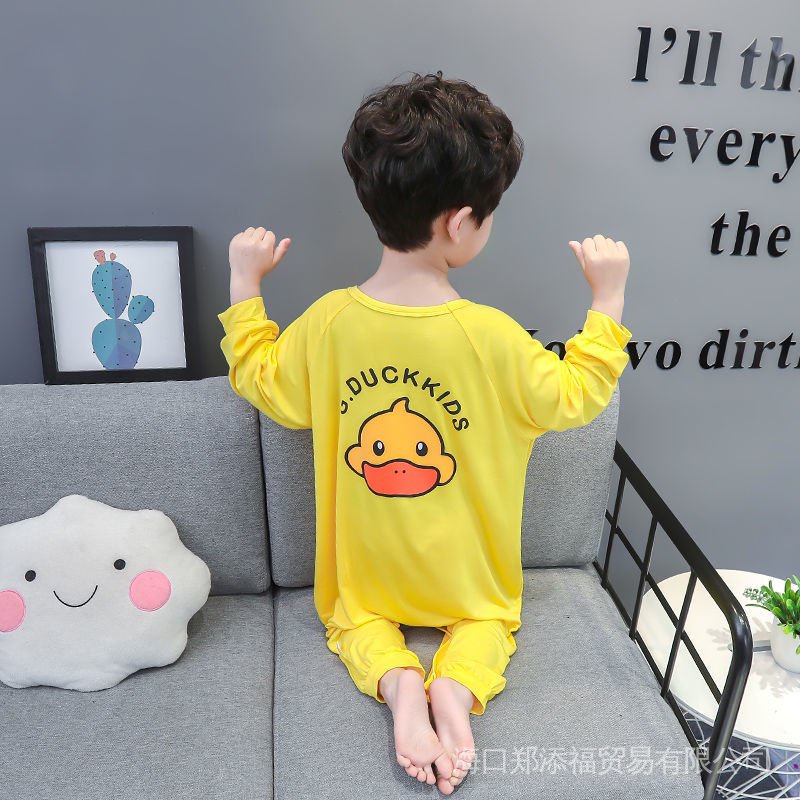 Bộ Đồ Ngủ Liền Thân Tay Dài Thời Trang Xuân Thu Dành Cho Bé